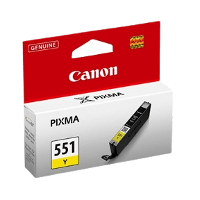 6511B001 Canon CLI-551Y gul Printerpatron - 7 ml. - Original