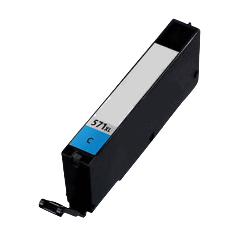 0332C001 Canon CLI-571C cyan XL Printerpatron - 12,2 ml. - Kompatibel