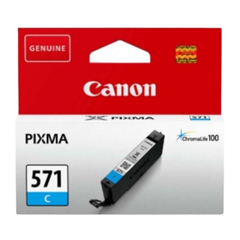 0386C001 Canon CLI-571C cyan Printerpatron - 7 ml. - Original
