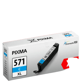 0332C001 Canon CLI-571CXL cyan XL Printerpatron - 11 ml. - Original