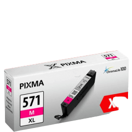0333C001 Canon CLI-571MXL magenta XL Printerpatron - 11 ml. - Original