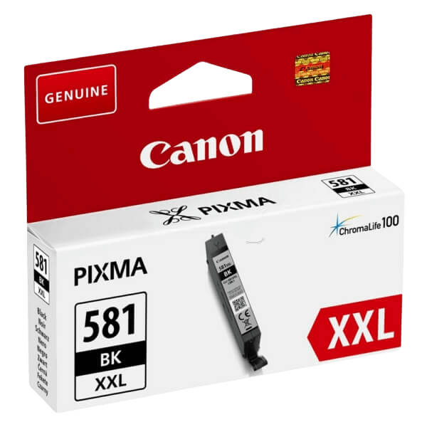 1998C001 Canon CLI-581BK sort XXL Printerpatron - 11 ml. - Original