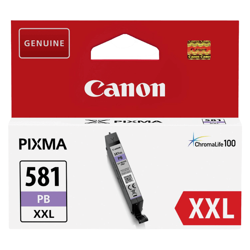 1999C001 Canon CLI-581PB foto blå XXL Printerpatron - 11 ml. - Original
