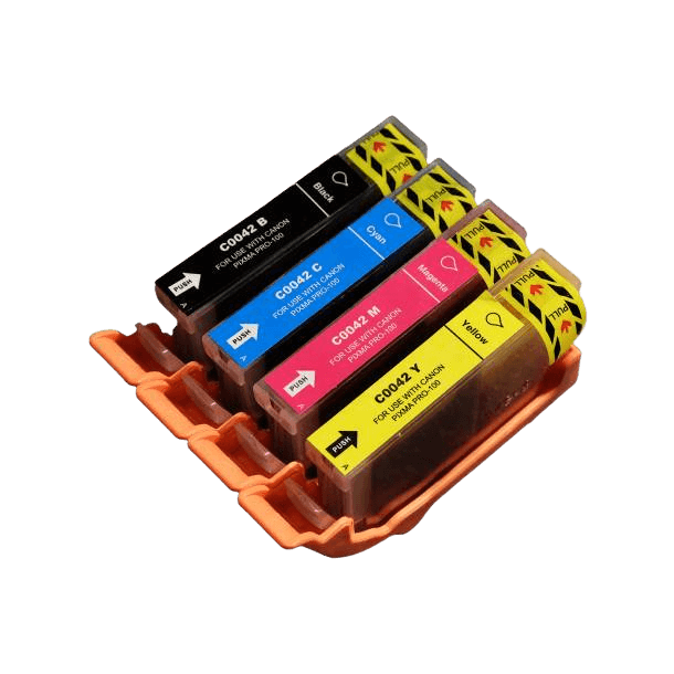 4 stk. XL Canon CLI42 Printerpatron rabatpakke - Kompatibel
