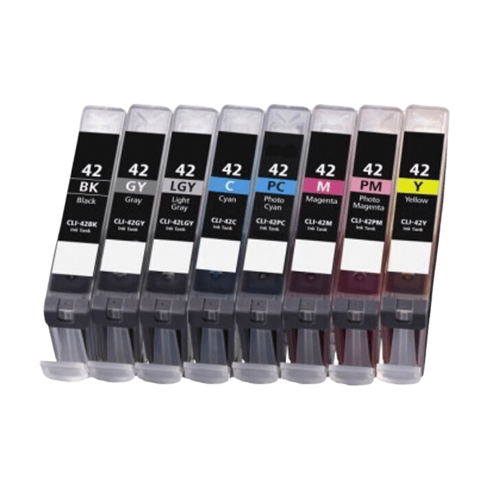 8 stk. XL Canon CLI42 Printerpatron rabatpakke - Kompatibel