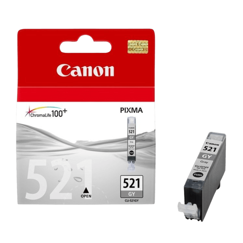 2937B001 Canon CLI521GY grå Printerpatron - 9 ml. - Original