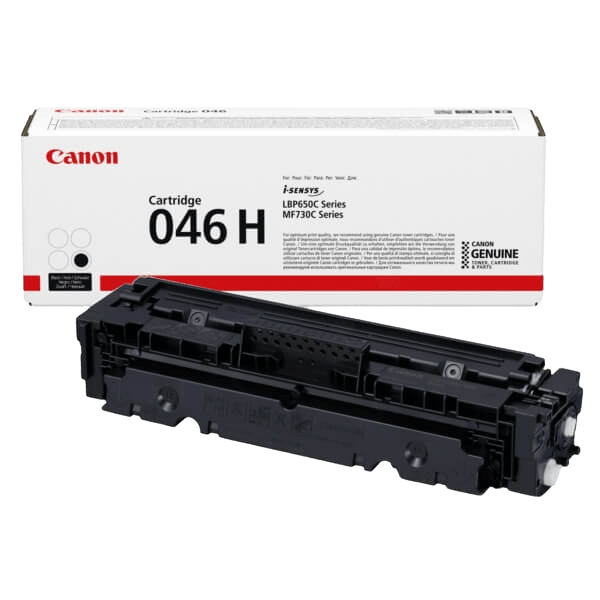 1254C002 Canon CRG 046H sort XL Printerpatron - 6300 sider - Original