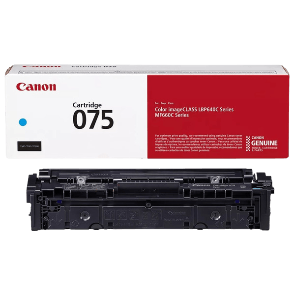 6364C002 Canon CRG 075C cyan toner - 1300 sider - Original