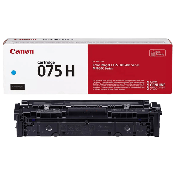 6368C002 Canon CRG 075HC cyan XL toner - 2500 sider - Original