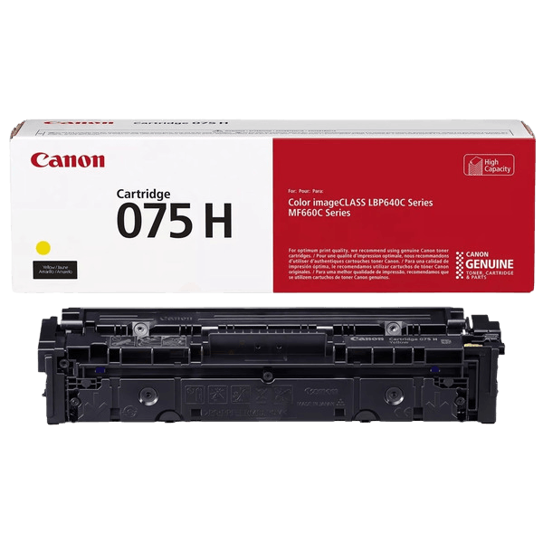 6366C002 Canon CRG 075HY gul XL toner - 2500 sider - Original