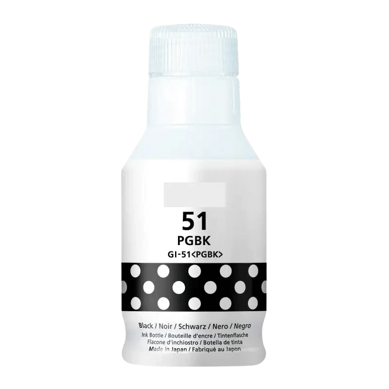 4529C001 Canon GI-51PGBK pigment sort Printerpatron - 140 ml. - Kompatibel