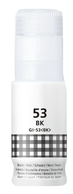 4699C001 Canon GI-53BK sort Printerpatron - 60 ml. - Kompatibel