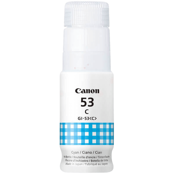 4673C001 Canon GI-53C cyan Printerpatron - 60 ml. - Original