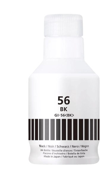 4412C001 Canon GI-56BK sort Printerpatron - 170 ml. - Kompatibel