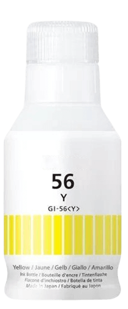 4432C001 Canon GI-56Y gul Printerpatron - 135 ml. - Kompatibel