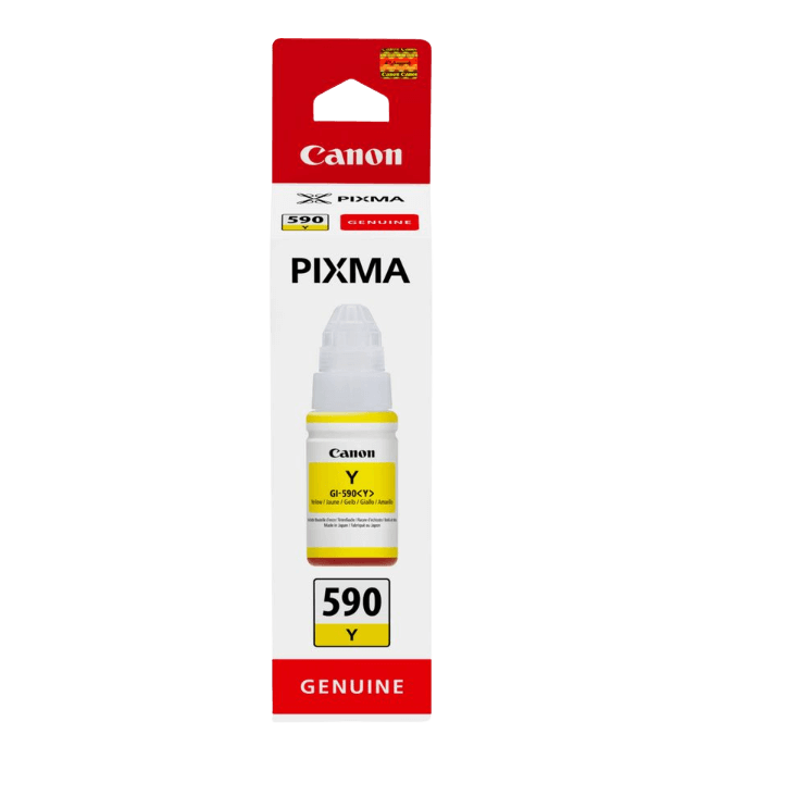 1606C001 Canon GI-590Y gul Printerpatron - 70 ml. - Original