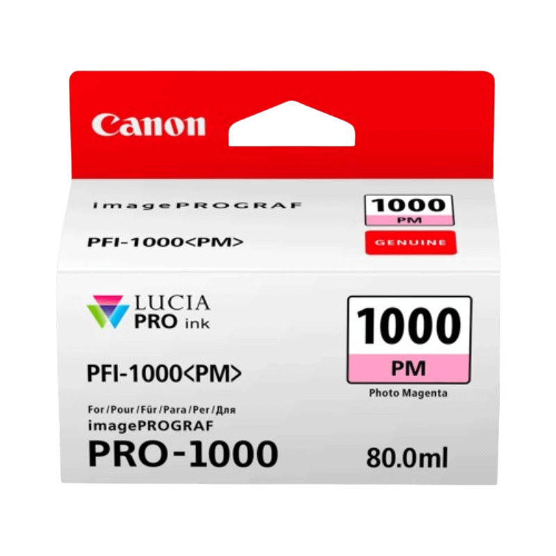 0551C001 Canon PFI-1000PM foto magenta Printerpatron - 80 ml. - Original