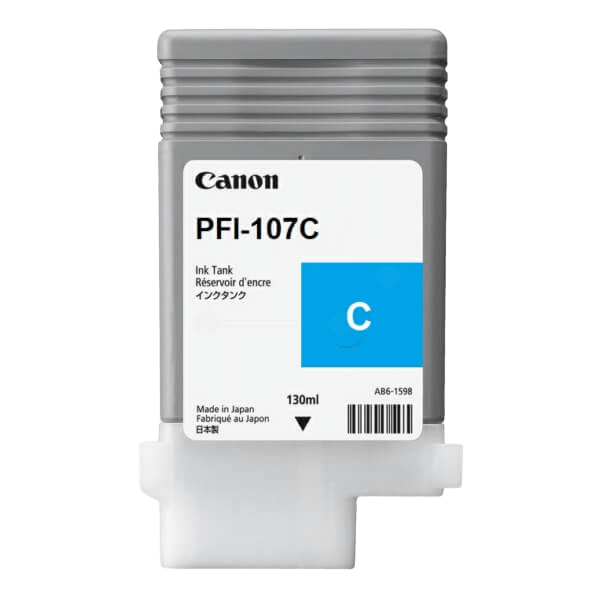 6706B001 Canon PFI-107C cyan Printerpatron - 130 ml. - Original