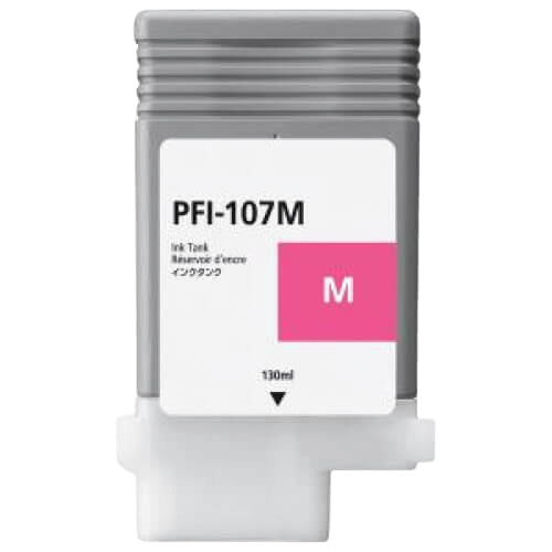 6707B001 Canon PFI-107M magenta Printerpatron - 130 ml. - Kompatibel