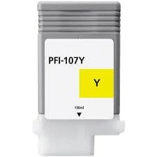 6708B001 Canon PFI-107Y gul Printerpatron - 130 ml. - Kompatibel