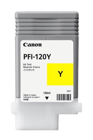 2888C001 Canon PFI-120Y gul Printerpatron - 130 ml. - Original