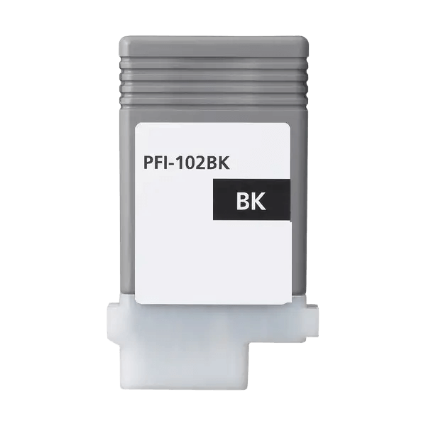 0895B001 Canon PFI102BK sort Printerpatron - 130 ml. - Kompatibel
