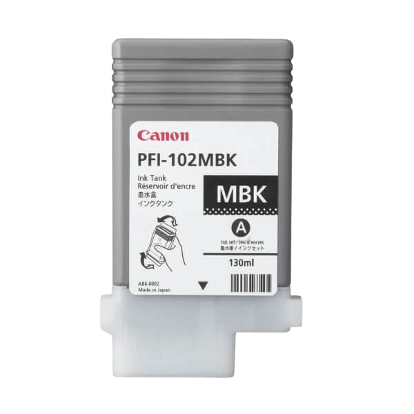 0894B001 Canon PFI102MBK mat sort Printerpatron - 130 ml. - Original