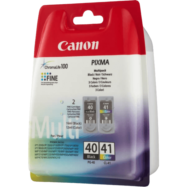 0615B043 Canon PG-40 / CL-41 CMYK Printerpatron - 28 ml. - Original