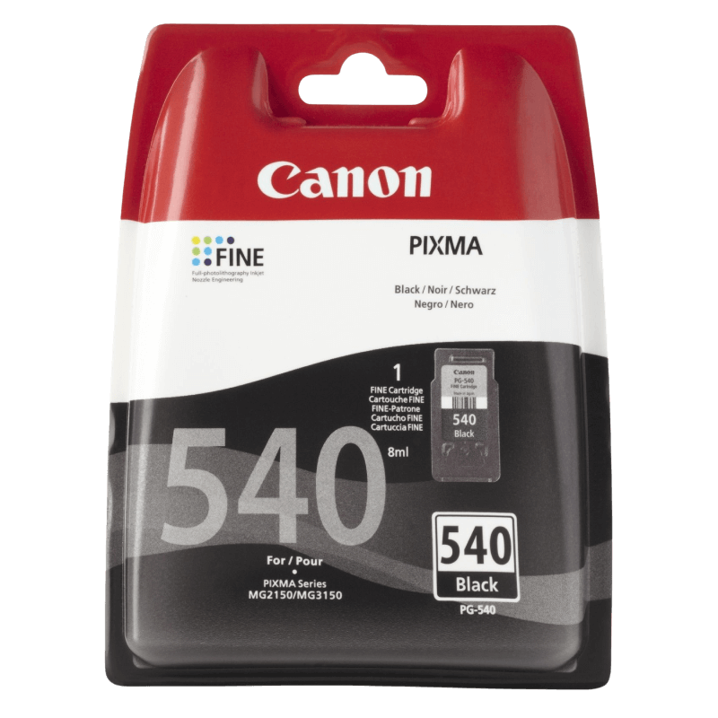 5225B001 Canon PG-540 sort Printerpatron - 8 ml. - Original