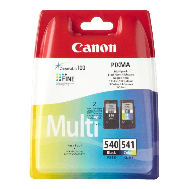 5225B006 Canon PG-540 & CL-541 CMYK Printerpatron - 2 x 8 ml. ml. - Original