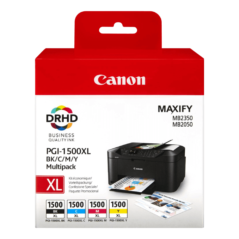 9182B004 Canon PGI-1500XL CMYK XL Printerpatron - Original