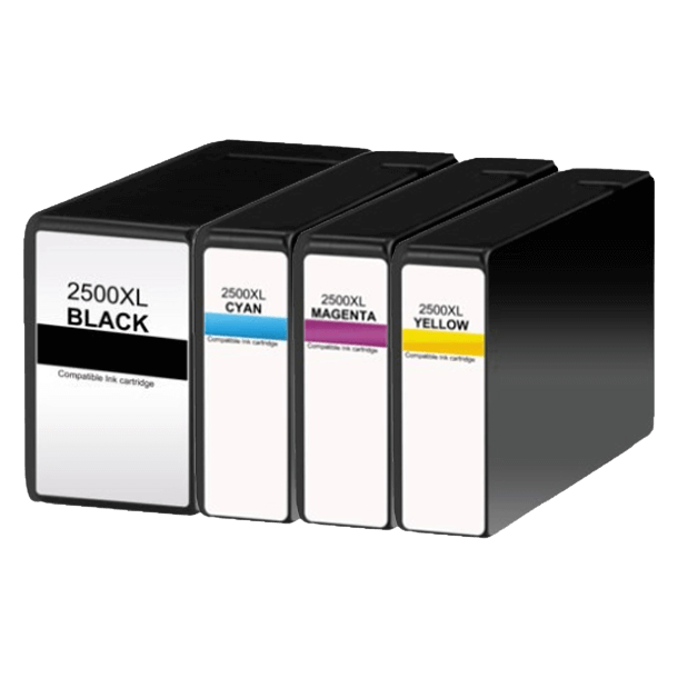 4 stk. XL Canon PGI-2500 Printerpatron rabatpakke - Kompatibel