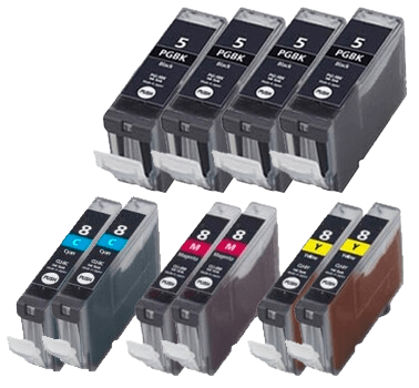 10 stk. Canon PGI 5 Printerpatron rabatpakke - Kompatibel