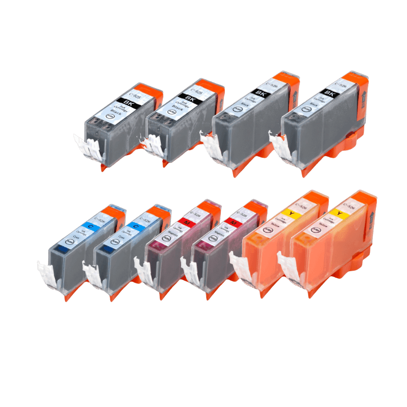 10 stk. Canon PGI-525PG Printerpatron rabatpakke - Kompatibel