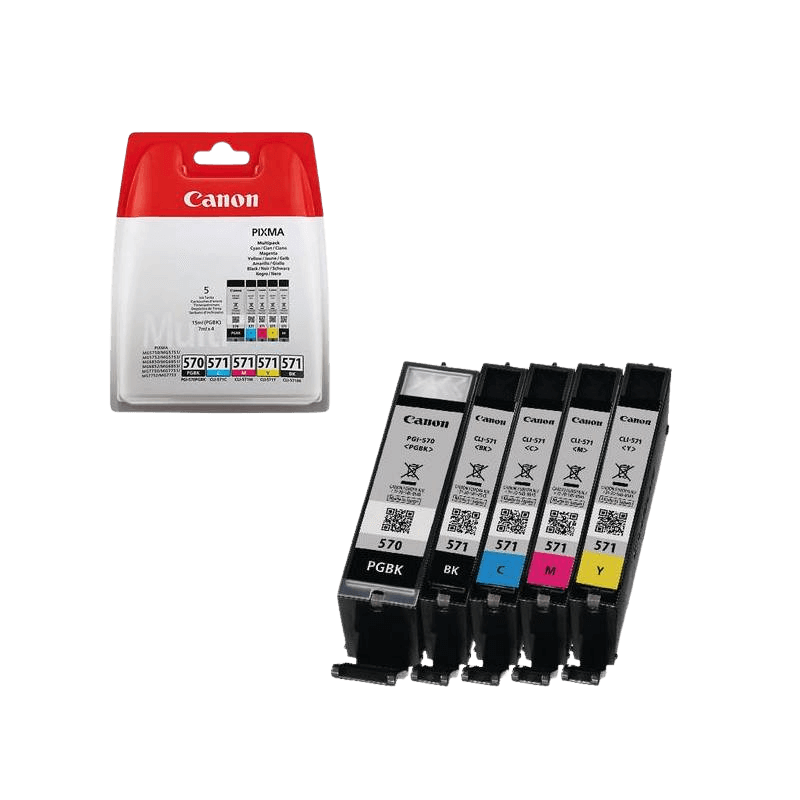 0372C004 Canon PGI-570 - CLI-571 CMYK Printerpatron - Original