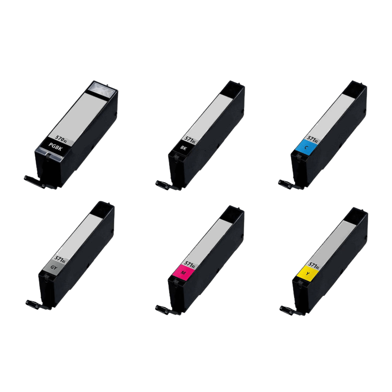 6 stk. XL Canon PGI-570 PG Printerpatron rabatpakke - Kompatibel
