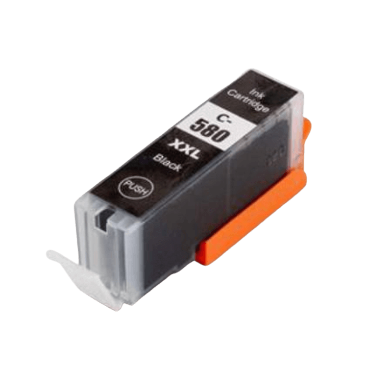 1970C001 Canon PGI-580BK pigment sort XXL Printerpatron - 26 ml. - Kompatibel