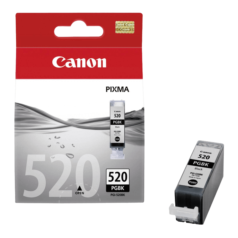 2932B001 Canon PGI520BK pigment sort Printerpatron - 19 ml. - Original