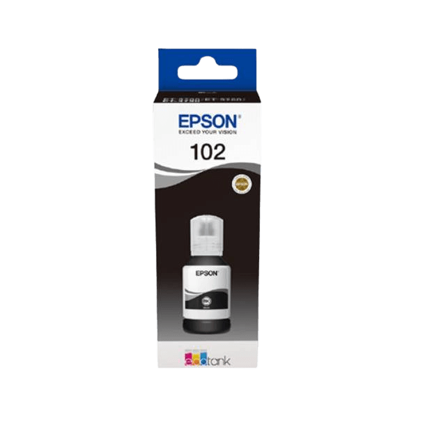 C13T03R140 Epson 102 sort Printerpatron - 127 ml. - Original