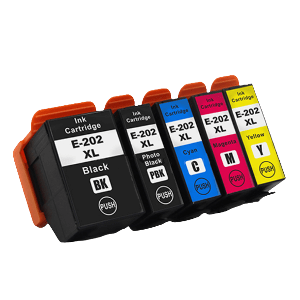 5 stk. XL Epson 202 Printerpatron rabatpakke - Kompatibel