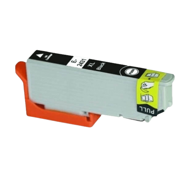 C13T24314010 Epson 24 sort XL Printerpatron - 11 ml. - Kompatibel