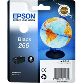C13T26614010 Epson 266 sort Printerpatron - 5,8 ml. - Original