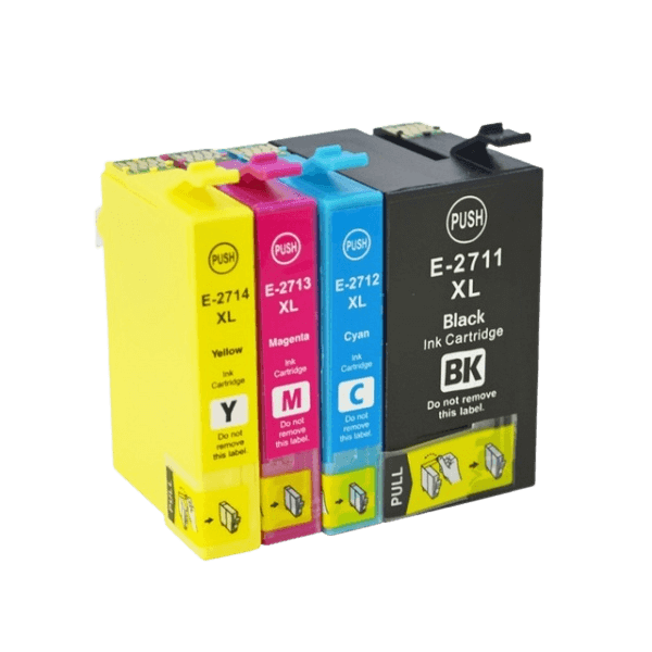 4 stk. XL Epson 27 Printerpatron rabatpakke - Kompatibel