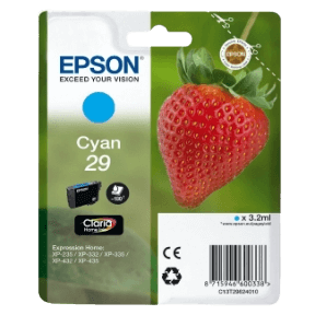C13T29824012 Epson 29 cyan Printerpatron - 3,2 ml. - Original