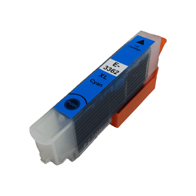 C13T33624010 Epson 33 cyan XL Printerpatron - 13,8 ml. - Kompatibel