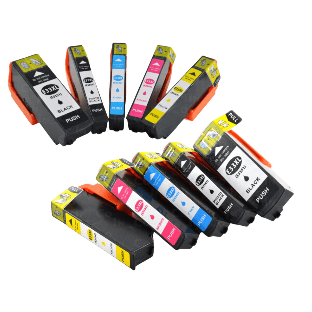 10 stk. XL Epson 33 Printerpatron rabatpakke - Kompatibel