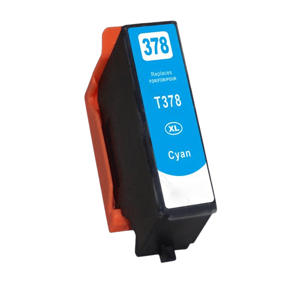 C13T37924010 Epson 378 cyan XL Printerpatron - 10 ml. - Kompatibel