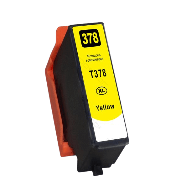 C13T37944010 Epson 378 gul XL Printerpatron - 10 ml. - Kompatibel