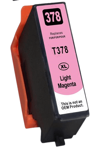 C13T37964010 Epson 378 lys magenta XL Printerpatron - 11 ml. - Kompatibel