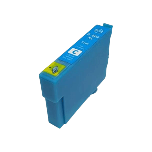 C13T02W24010 Epson 502XLC cyan XL Printerpatron - 13,5 ml. - Kompatibel